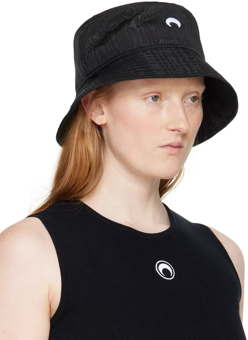 Moire-Effect Bucket Hat