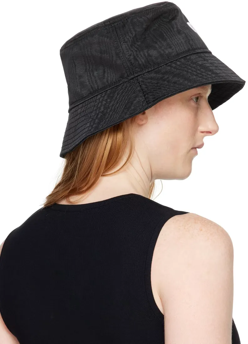 Moire-Effect Bucket Hat