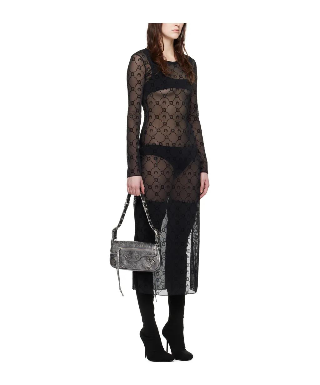 Moonogram Long-Sleeved Dress