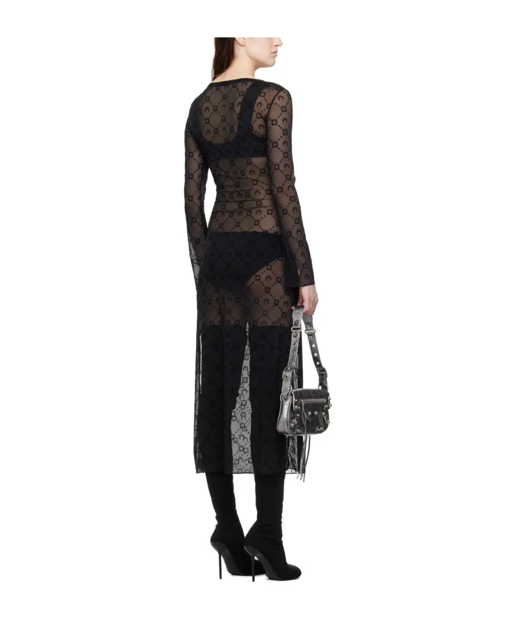 Moonogram Long-Sleeved Dress