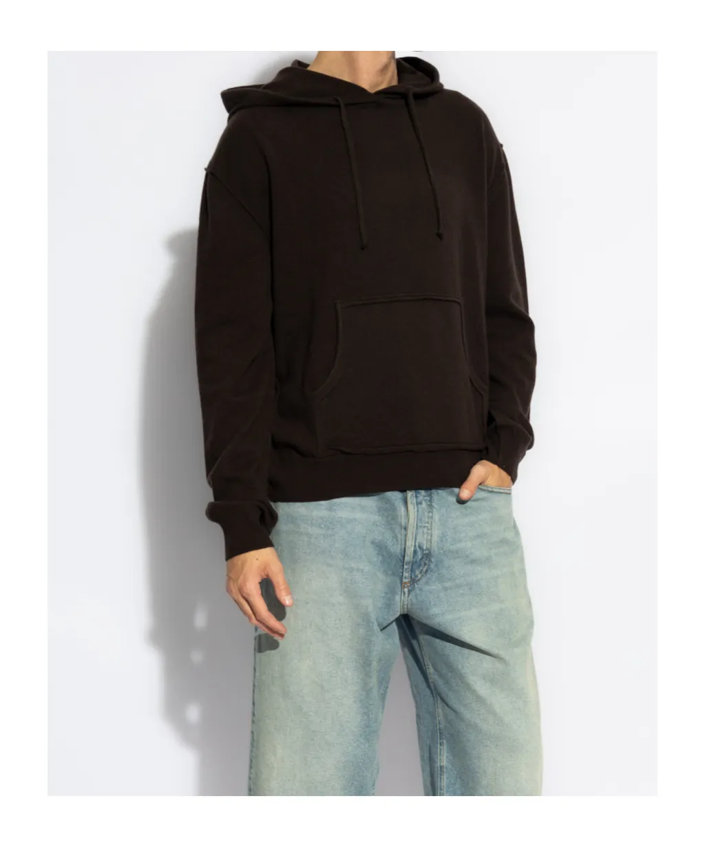 Drawstring Knit Hoodie