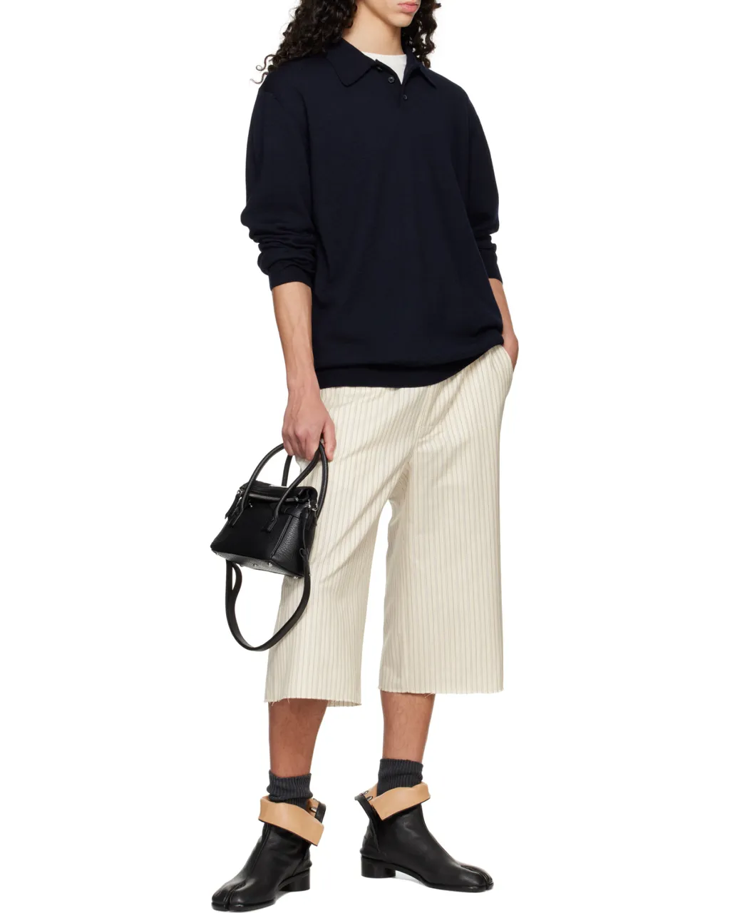 Logo Patch Top Handle Bag