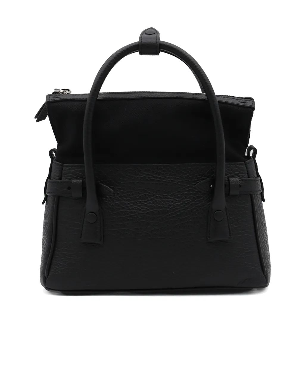 Logo Patch Top Handle Bag