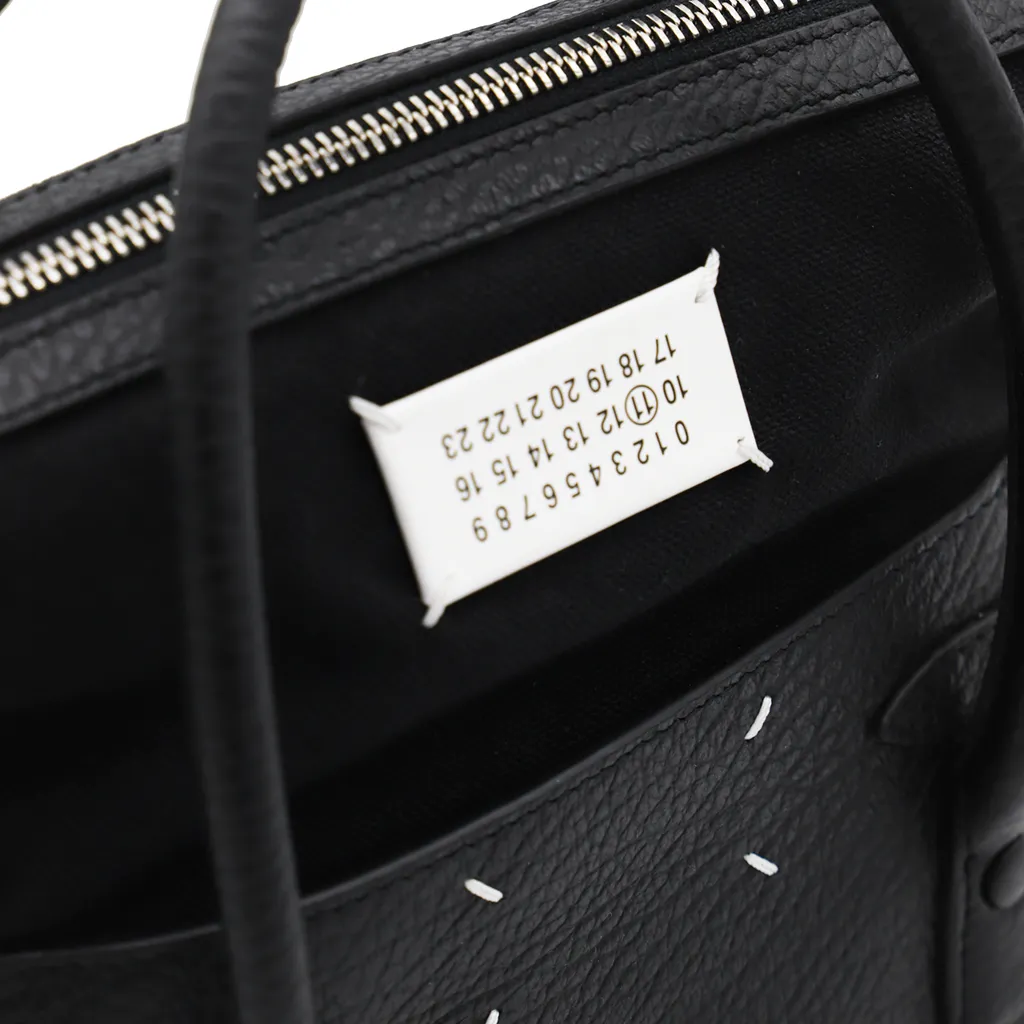 Logo Patch Top Handle Bag