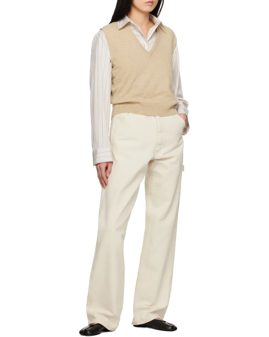 V-Neck Knitted Vest