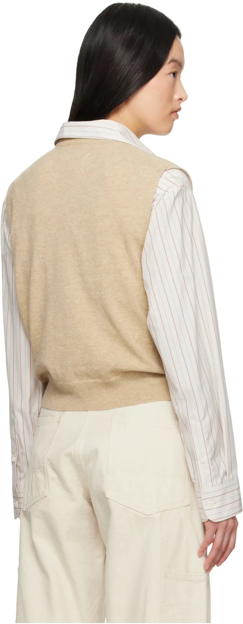 V-Neck Knitted Vest