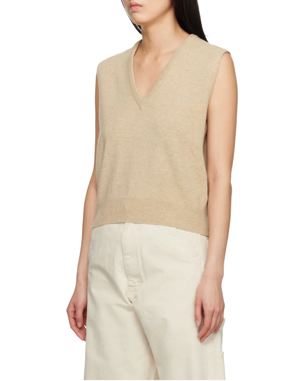 V-Neck Knitted Vest