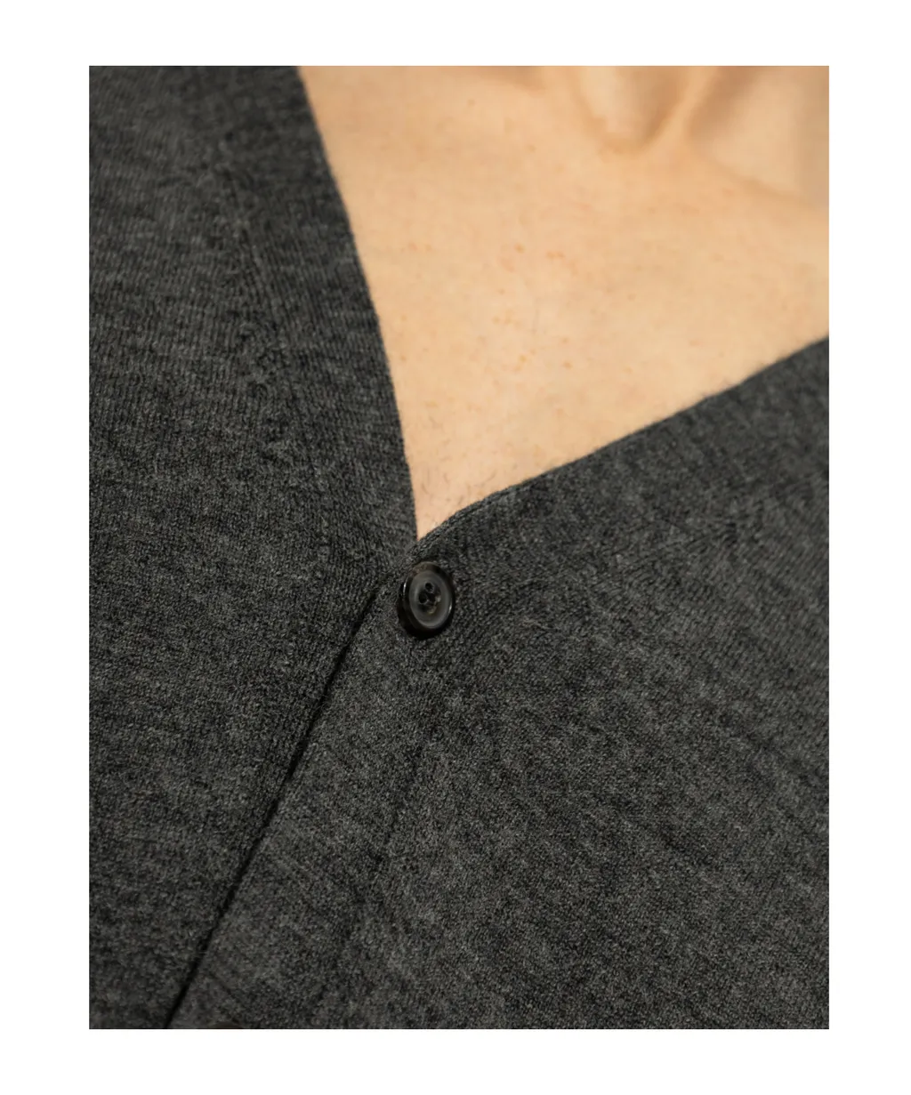 Button-Up Knit Cardigan