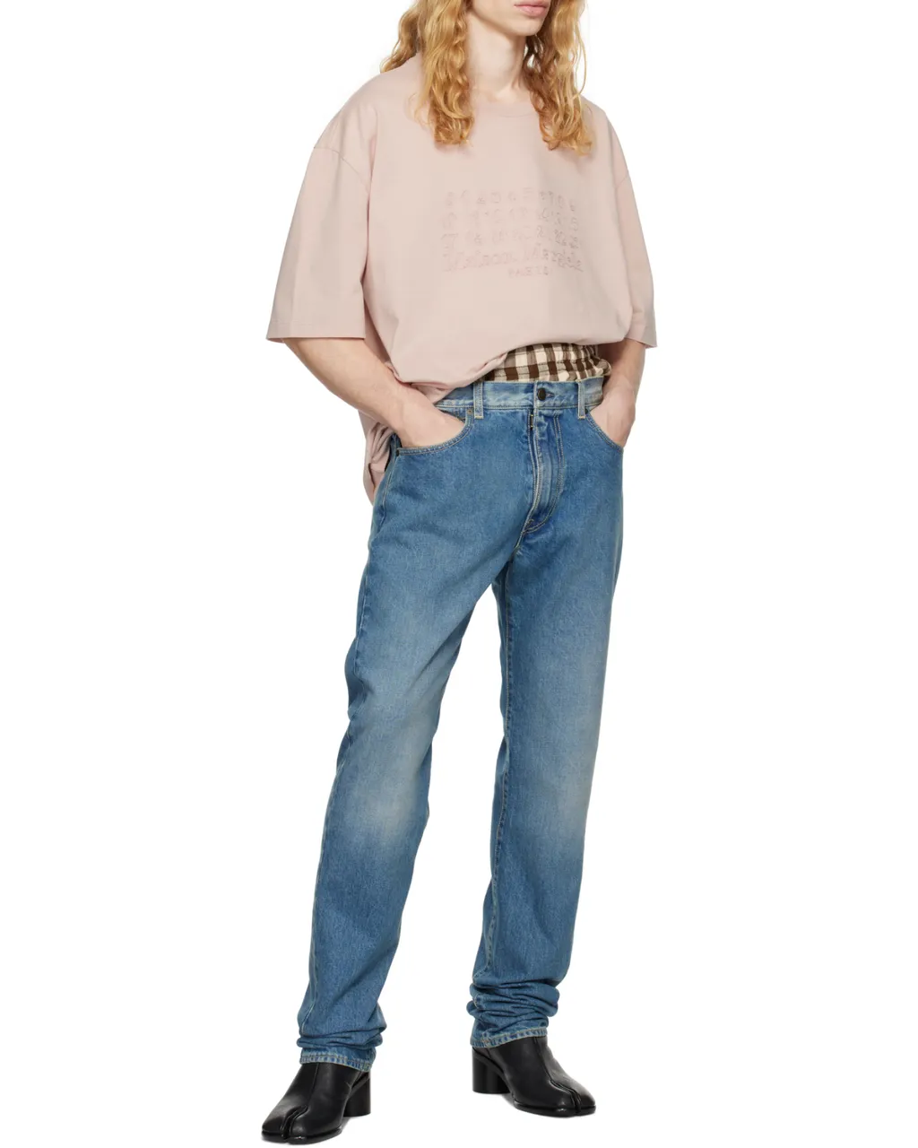 4 Stitch Straight-Leg Jeans