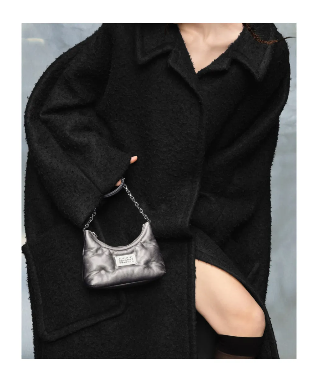 Micro Glam Slam Logo Patch Mini Shoulder Bag