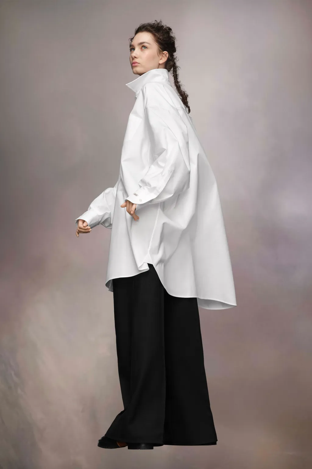 Drop-Shoulder Oversized Shirt