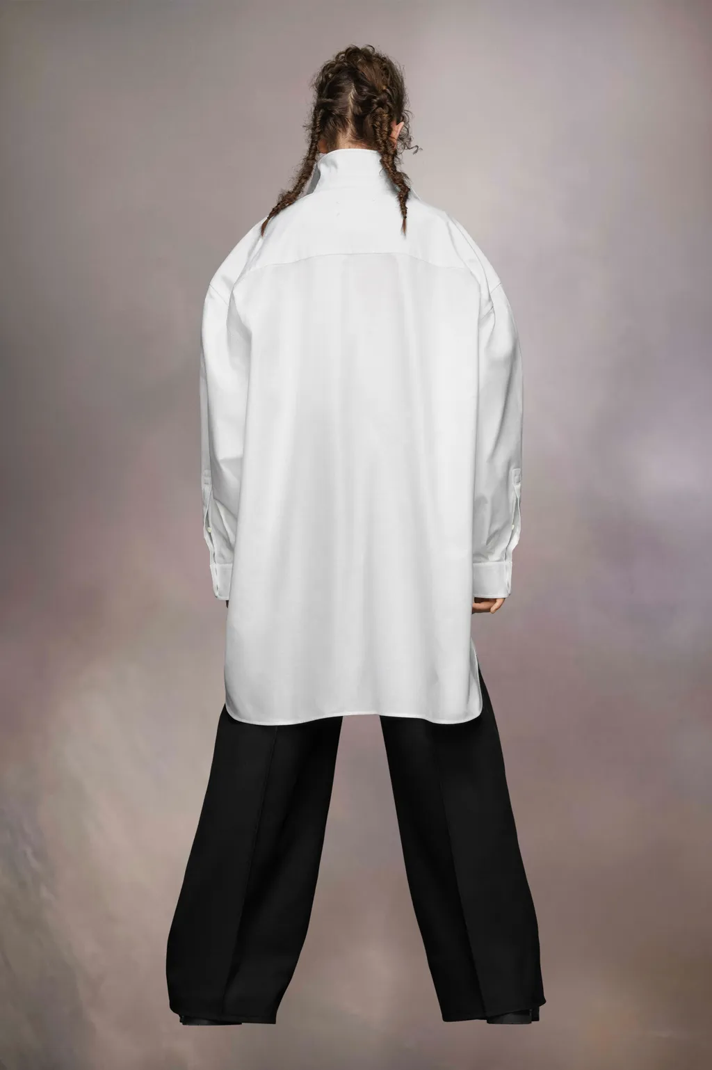 Drop-Shoulder Oversized Shirt