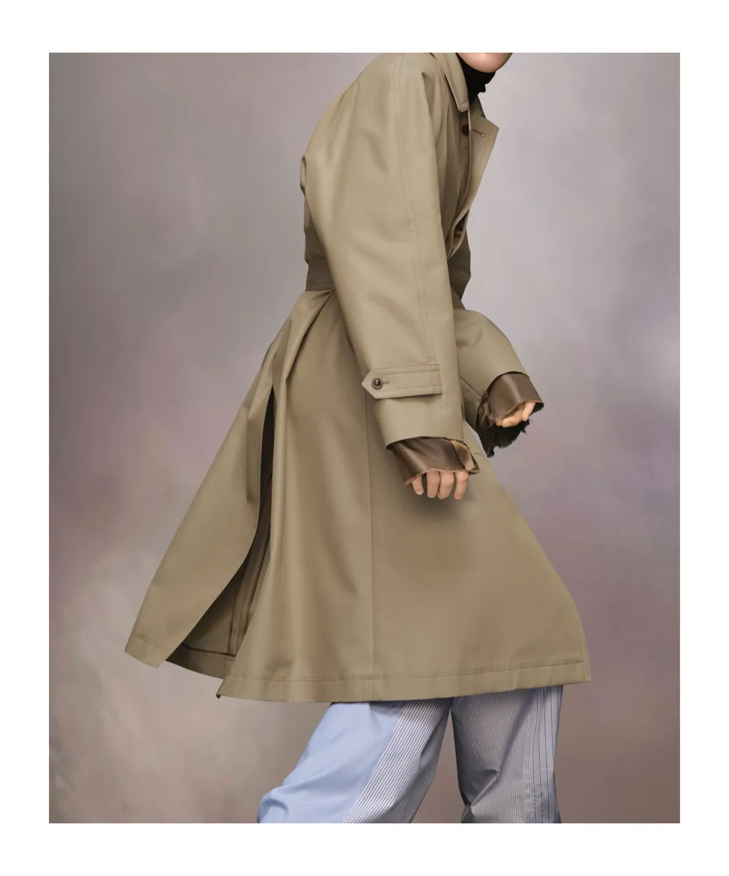Single Breasted Trench Coat