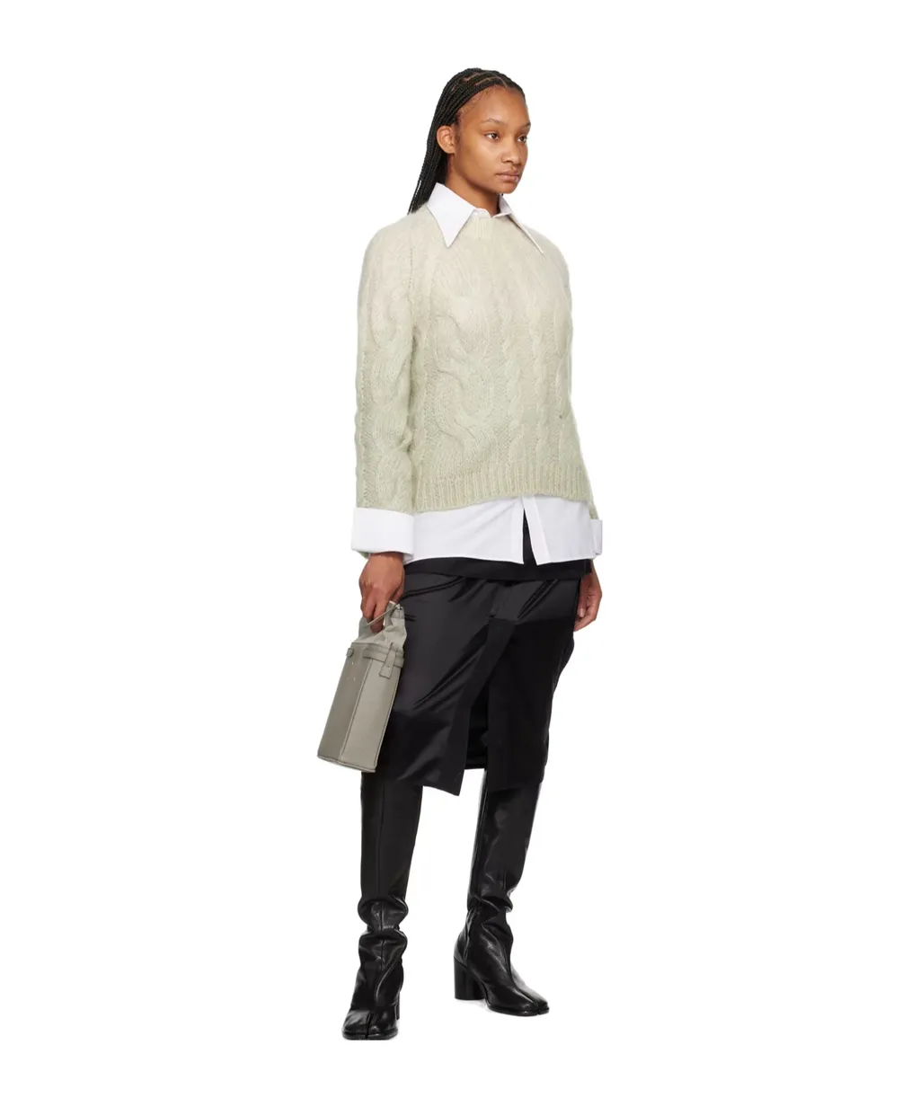 Rib Round-Neck Cardigan