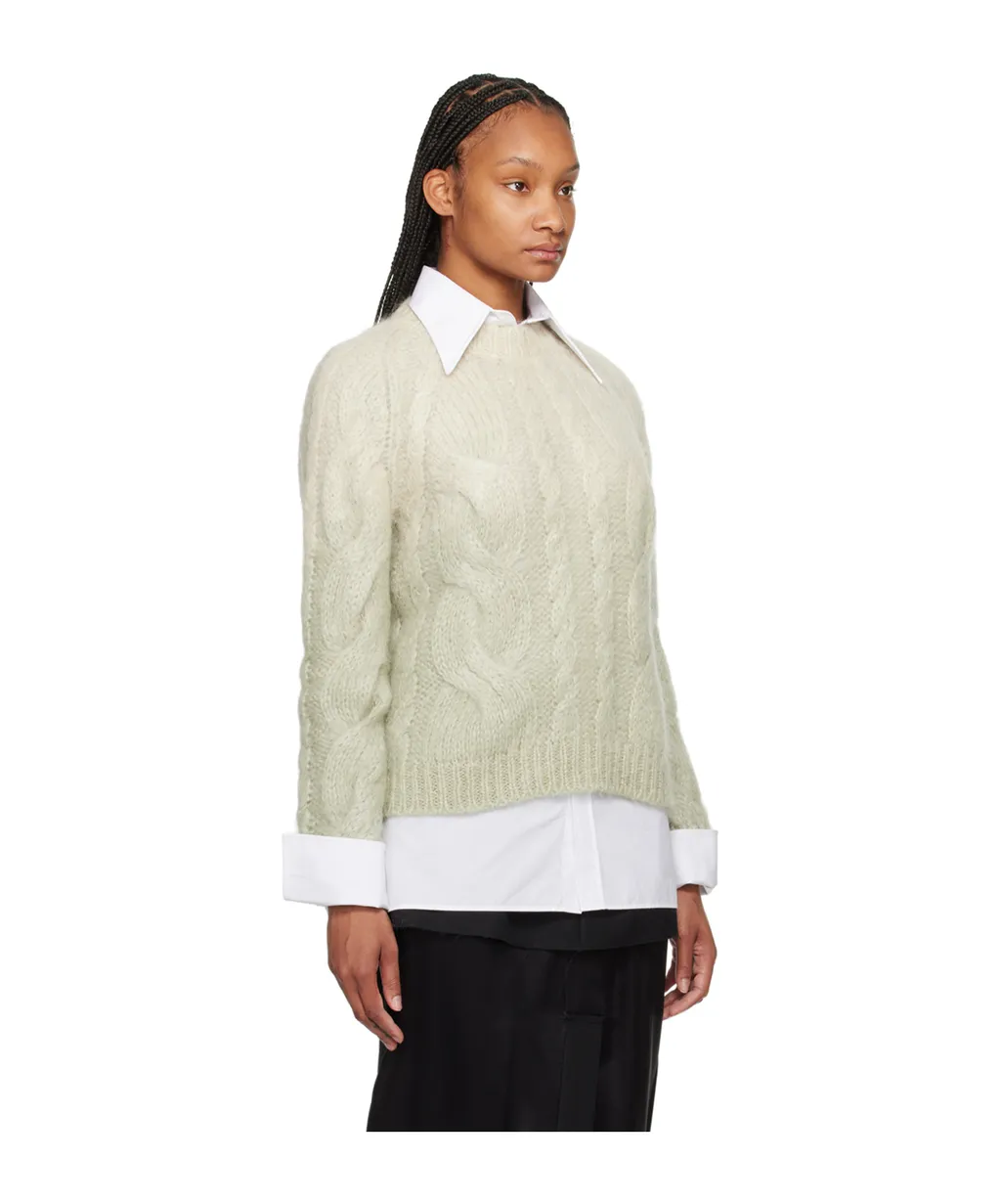 Rib Round-Neck Cardigan