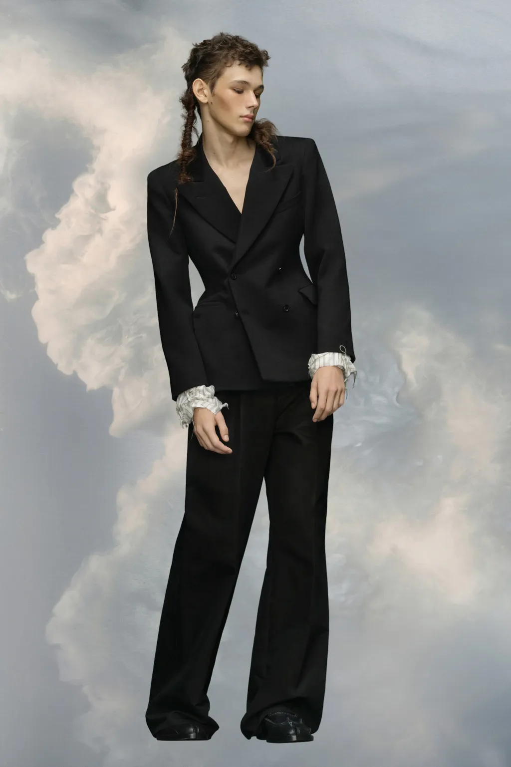 Double-Breasted Tailored Blazer