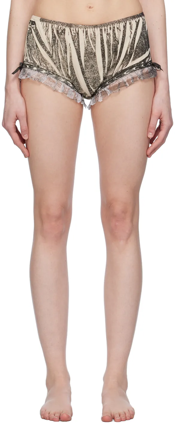 High-Waisted Briefs Pants