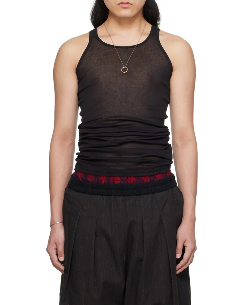 Ribbed Sleeveless Tank Top
