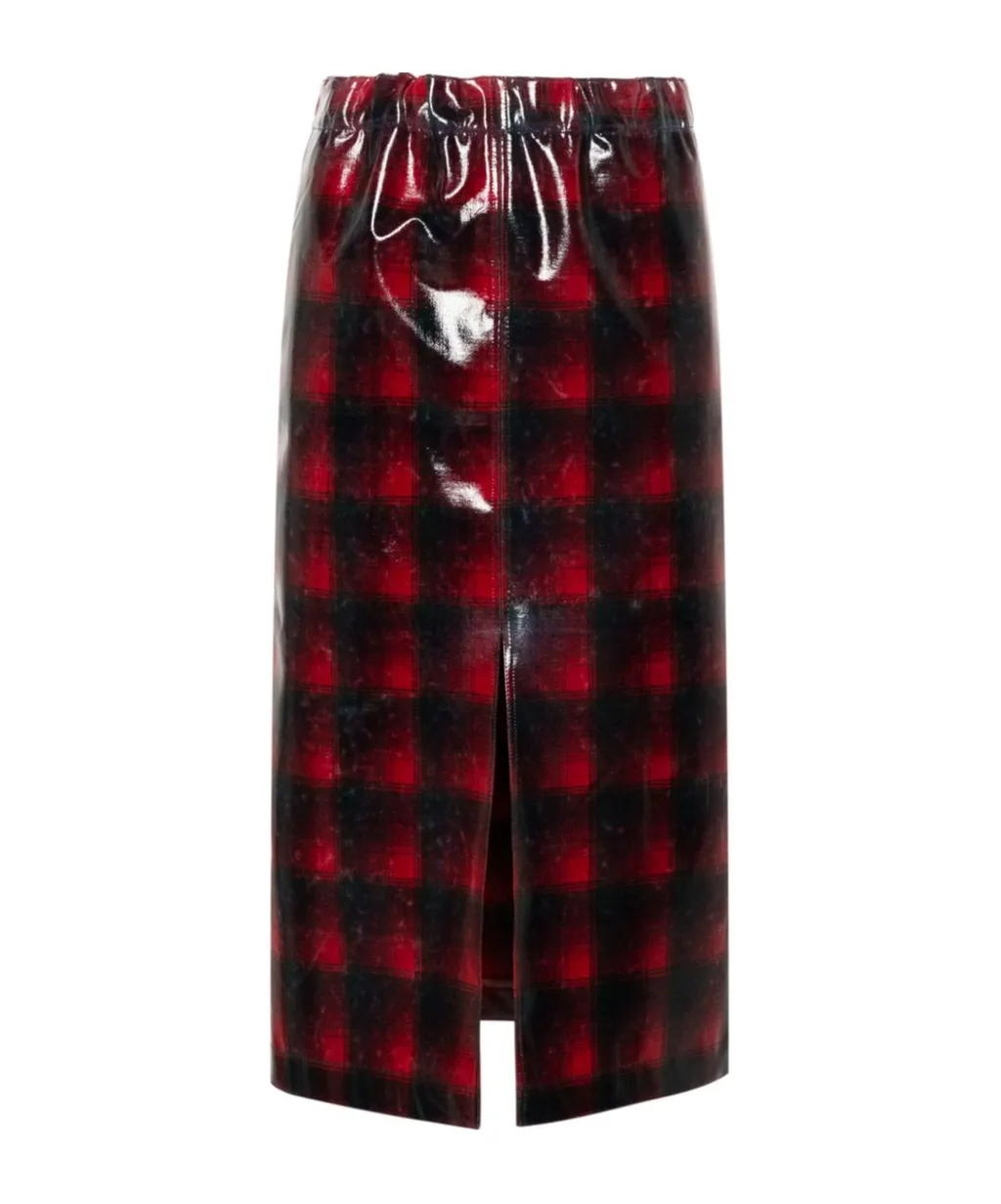 Pendleton Tartan-Check Midi Skirt