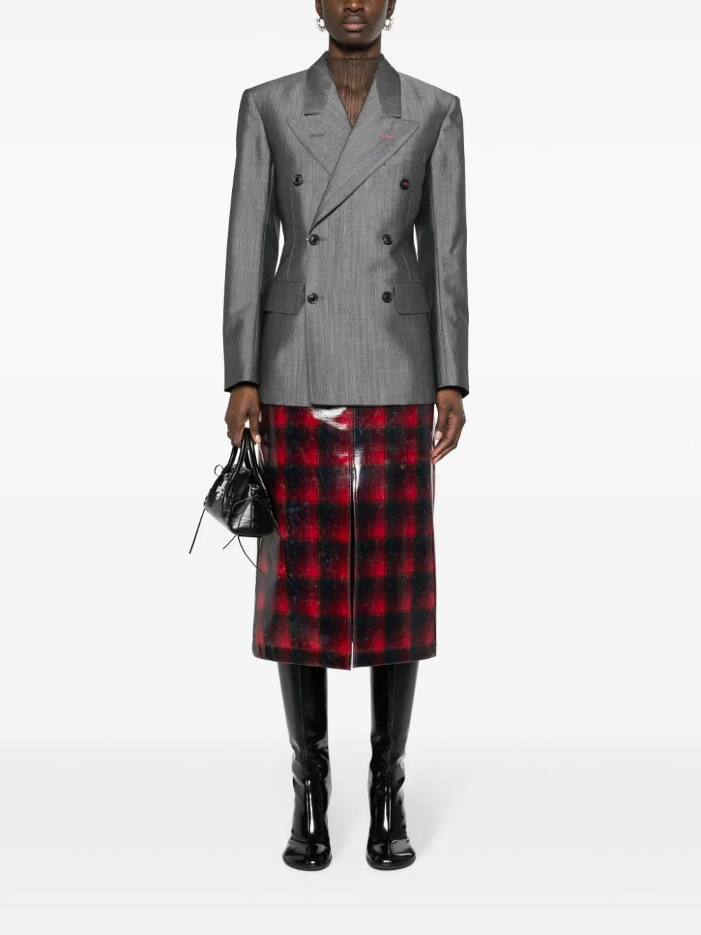 Pendleton Tartan-Check Midi Skirt