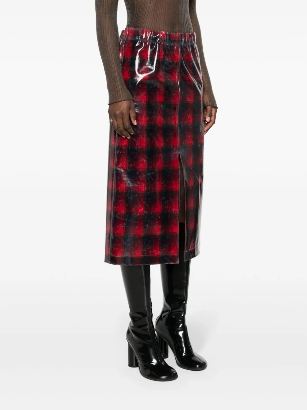 Pendleton Tartan-Check Midi Skirt