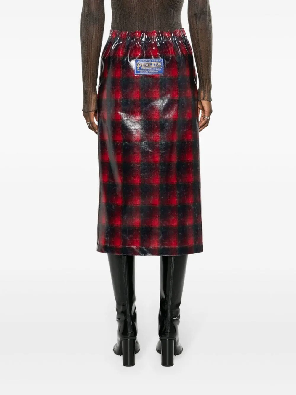 Pendleton Tartan-Check Midi Skirt