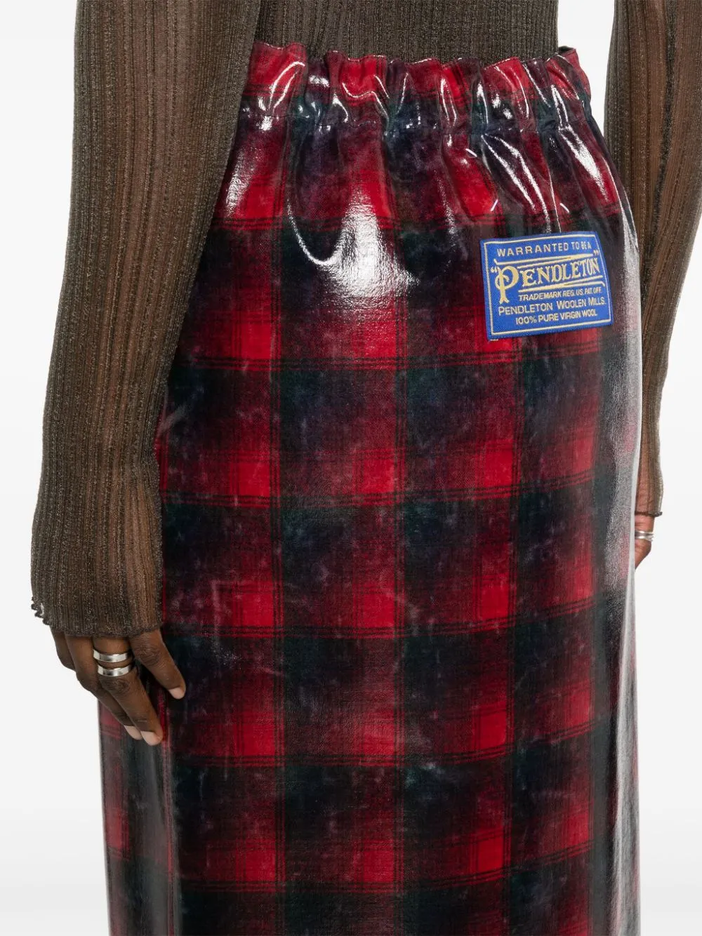 Pendleton Tartan-Check Midi Skirt