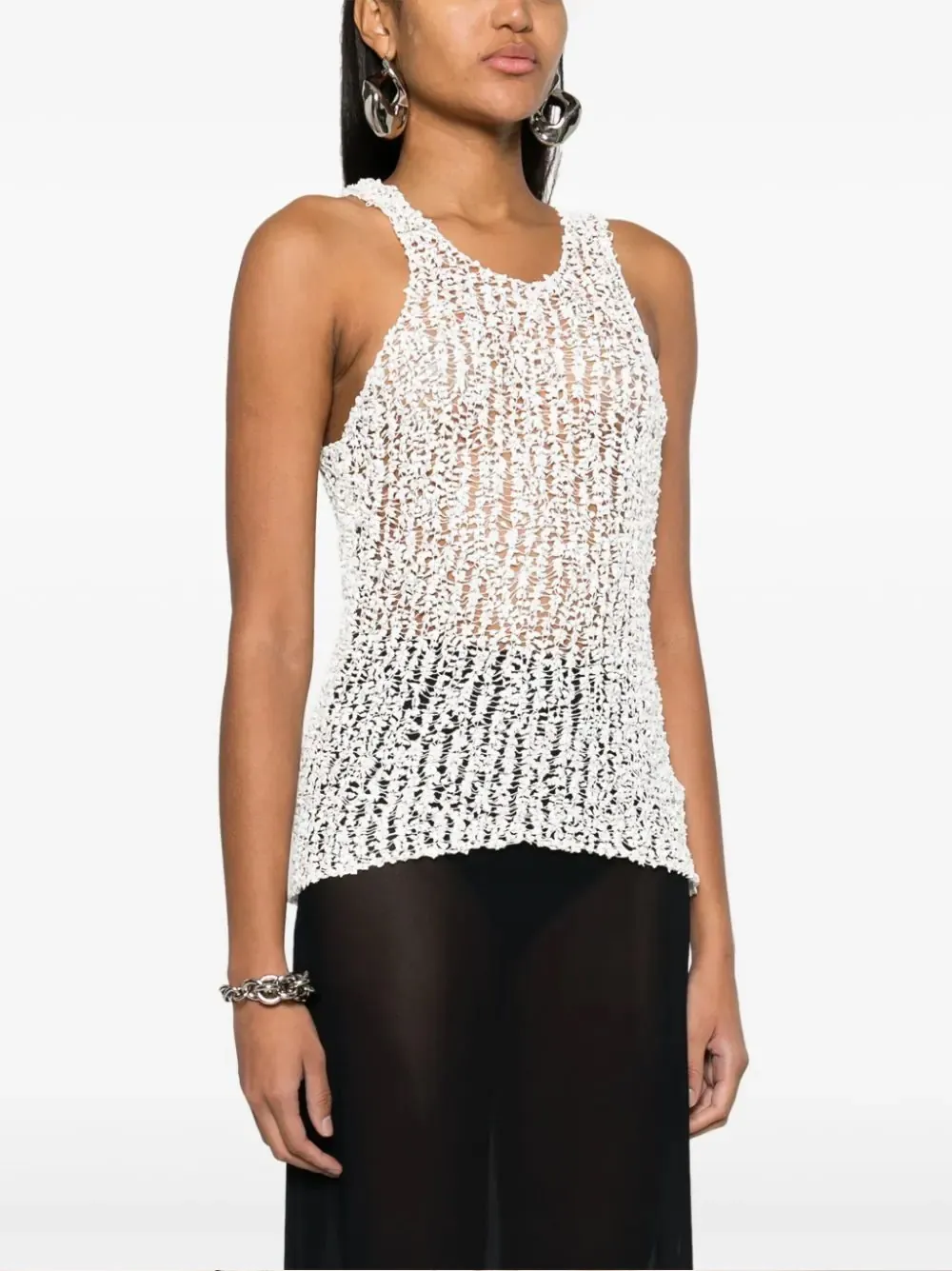 Sleeveless Knitted Tank Top