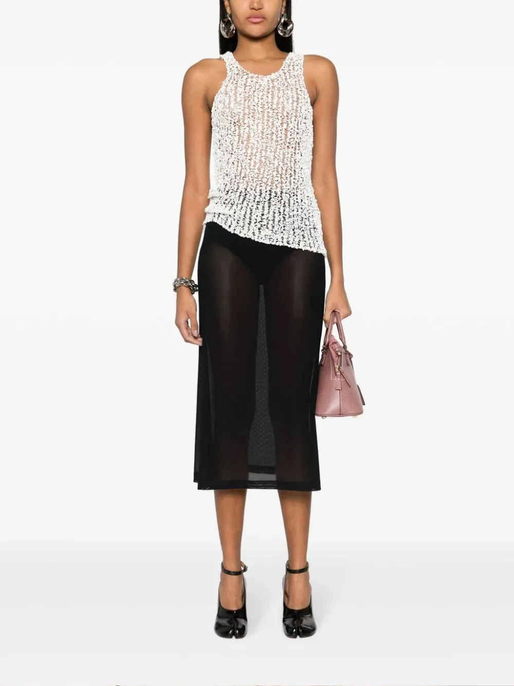 Sleeveless Knitted Tank Top