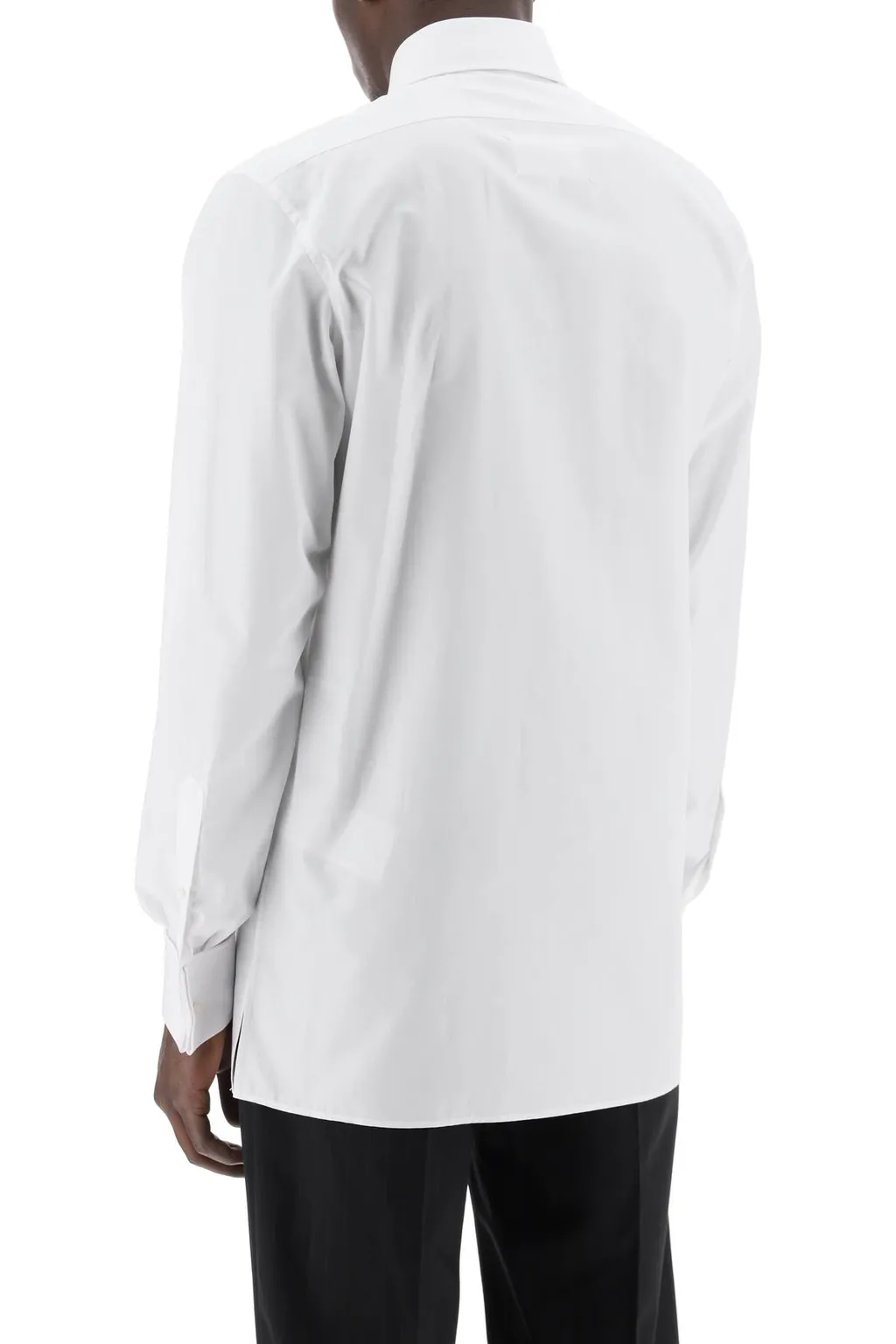 Long-Sleeved Button-Up Shirt