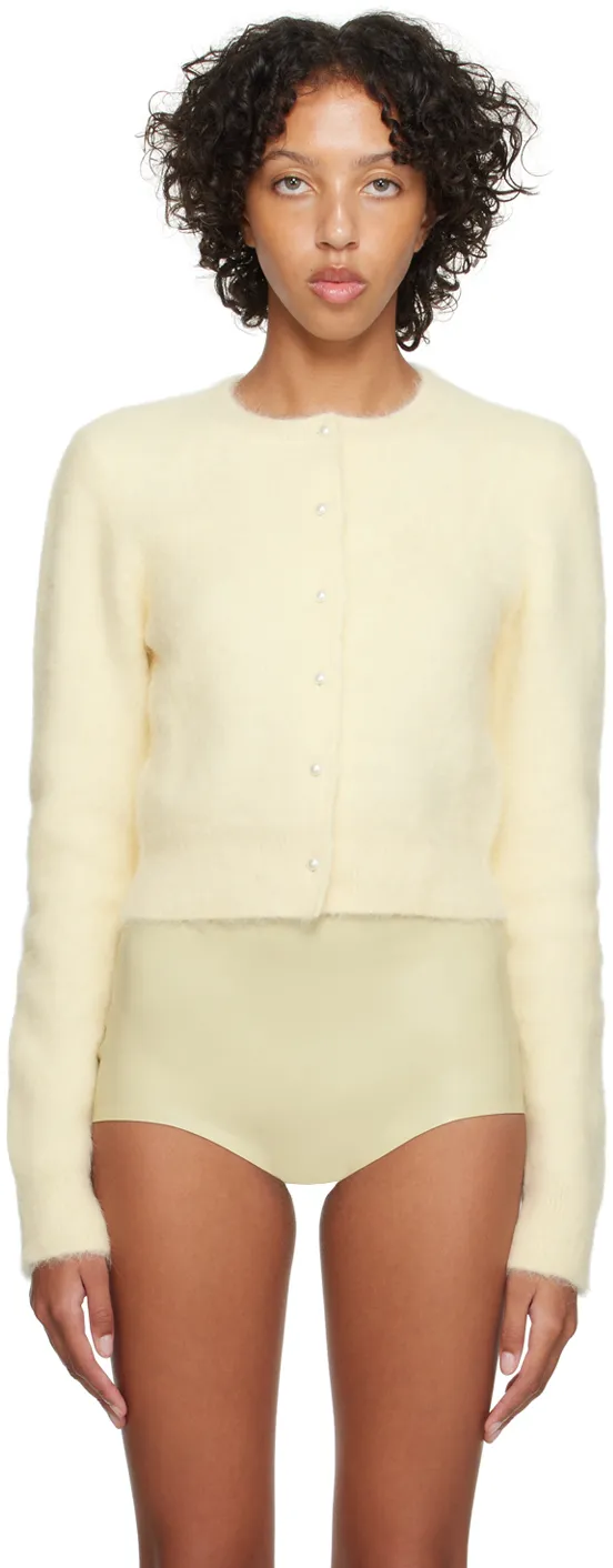 Cropped Knitted Cardigan