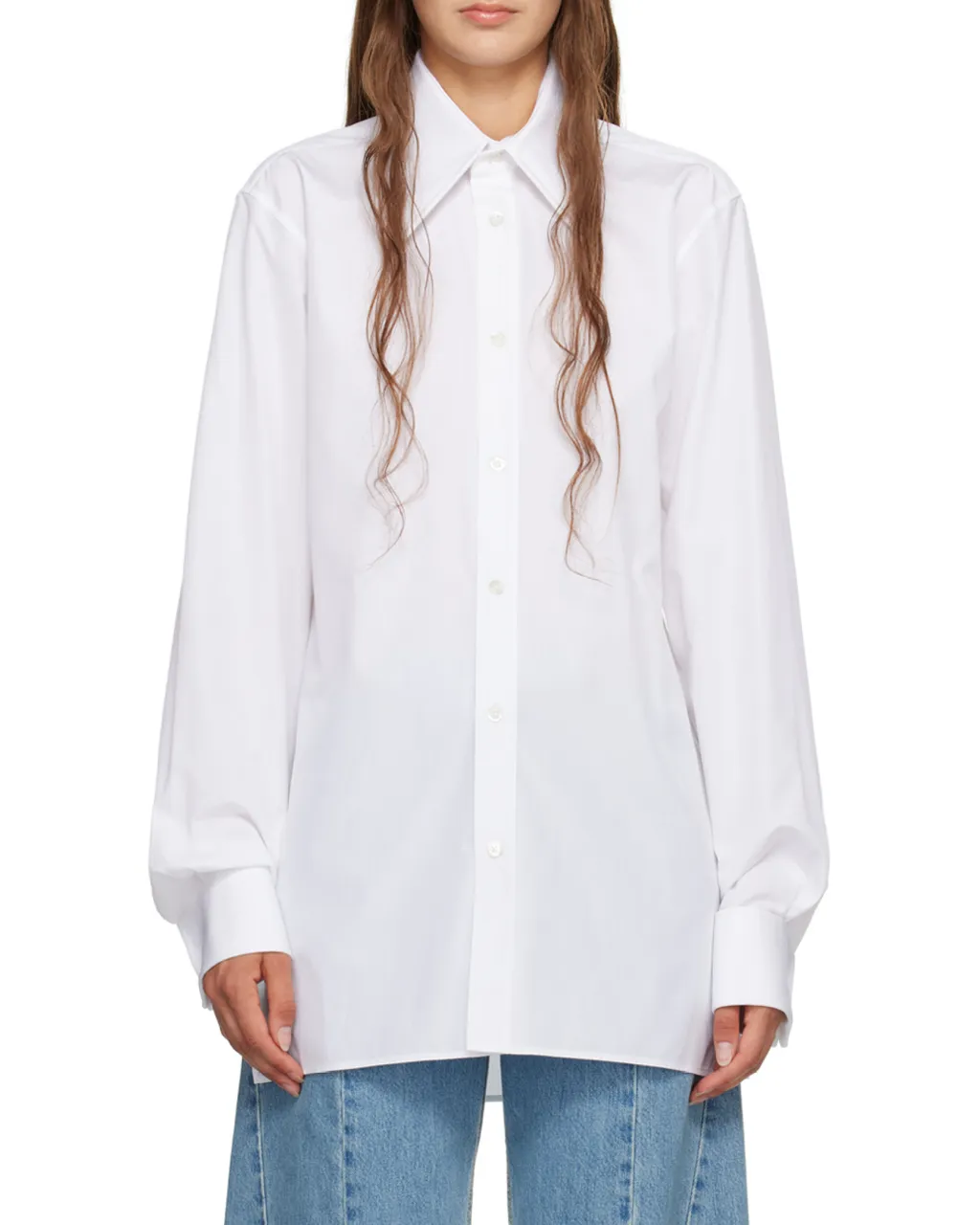 Side Slit Buttoned Shirt