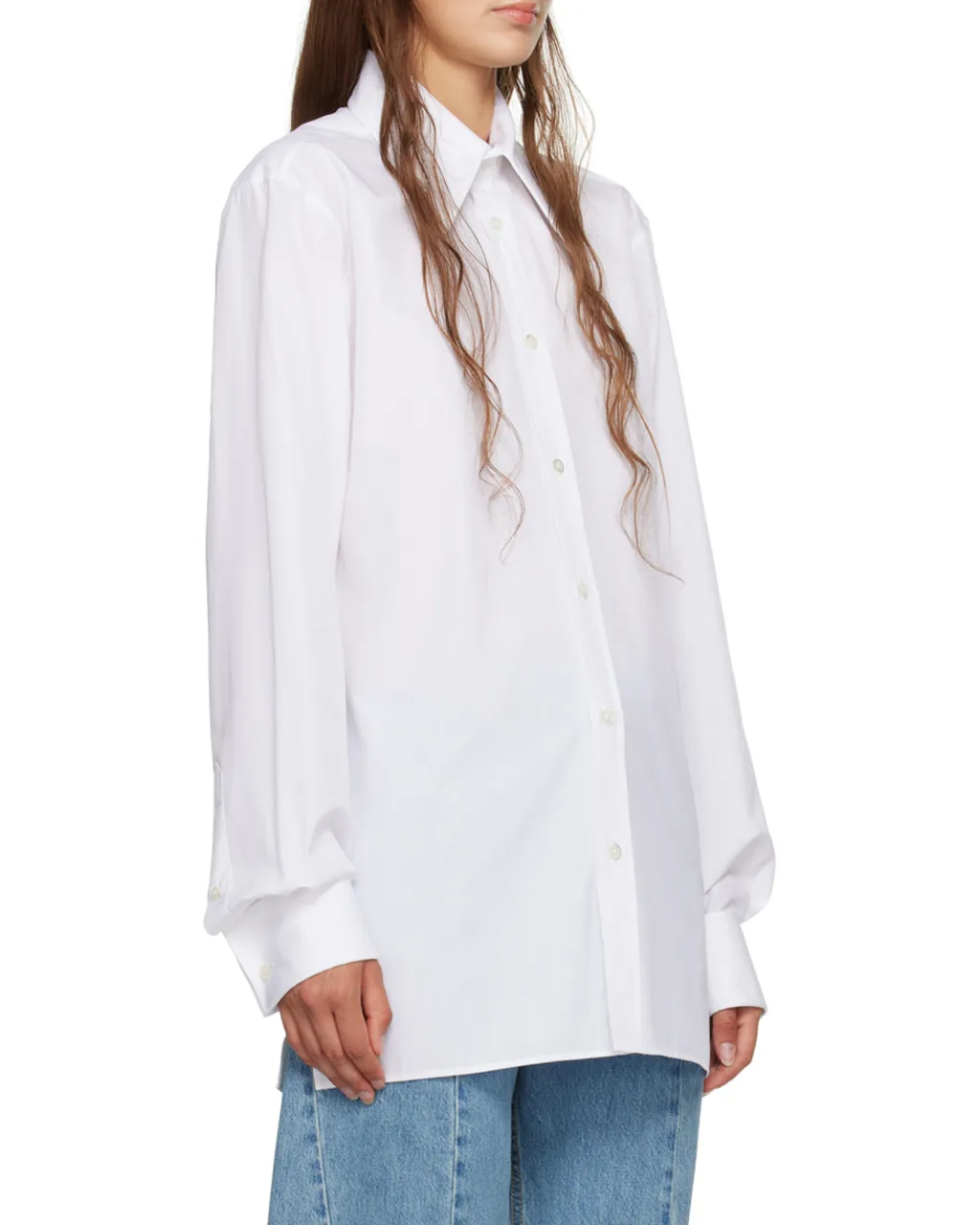 Side Slit Buttoned Shirt