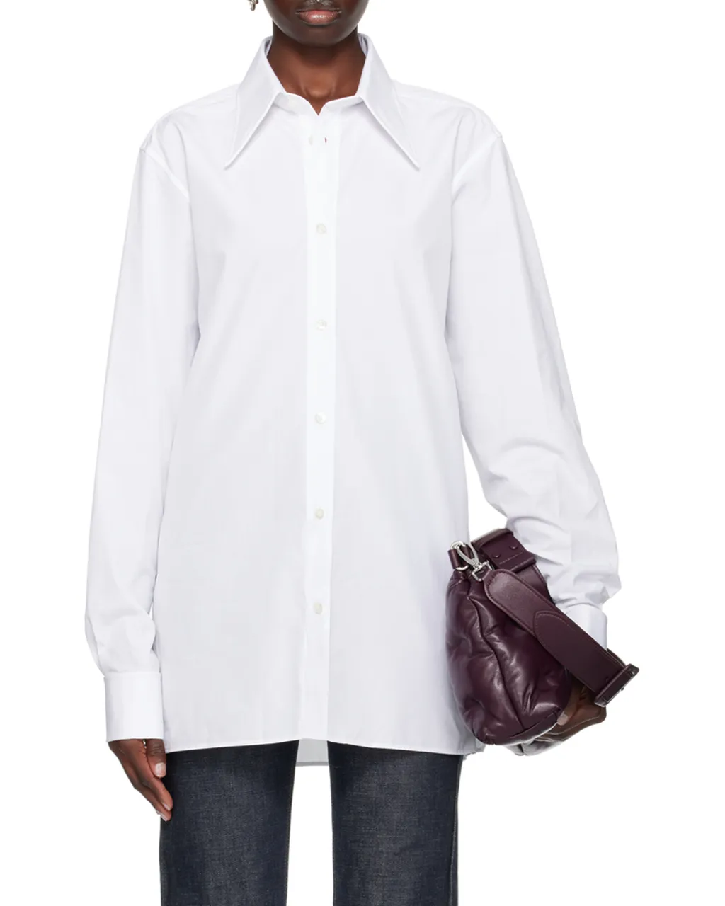 Side Slit Buttoned Shirt