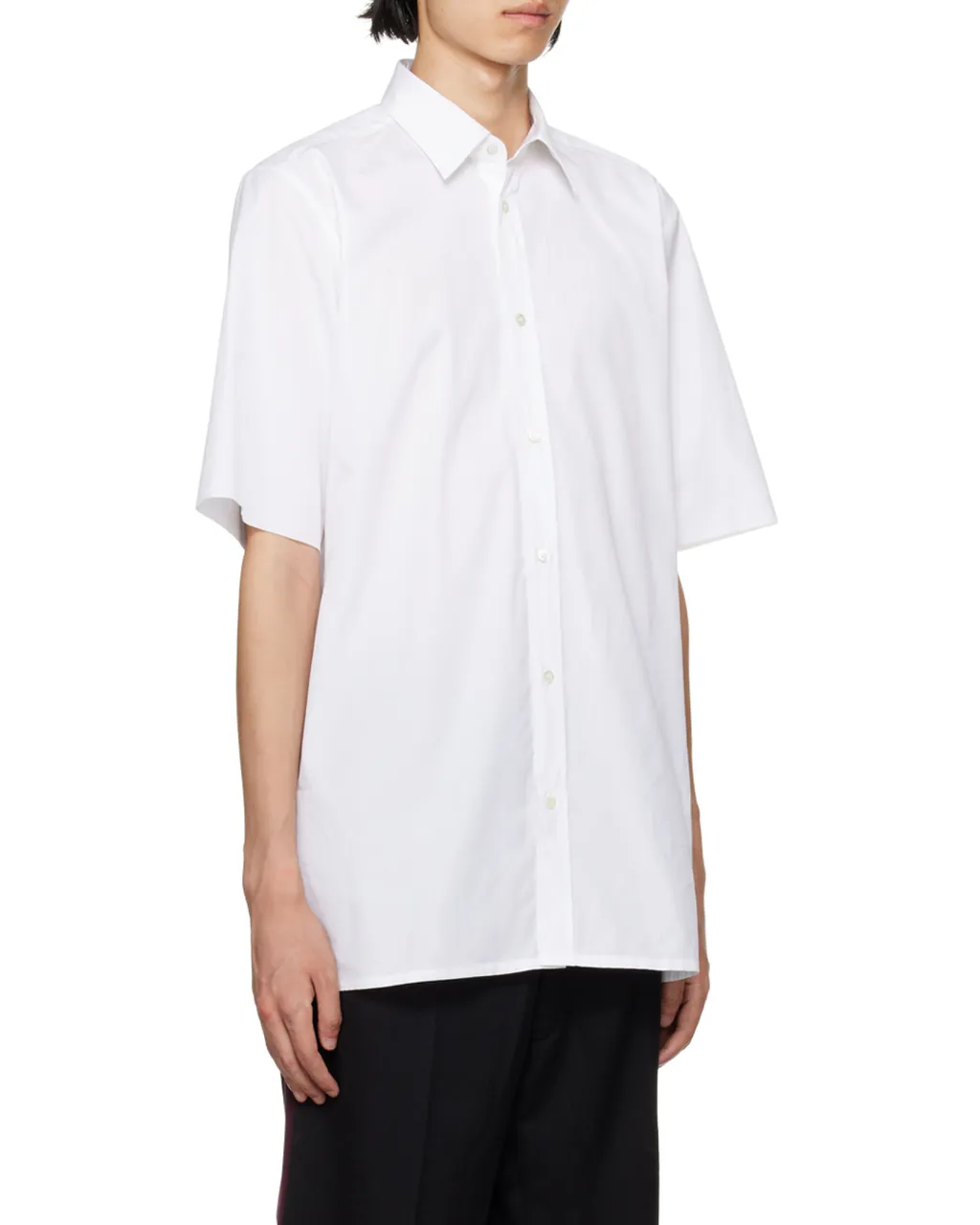 Short-Sleeved Buttoned Shirt