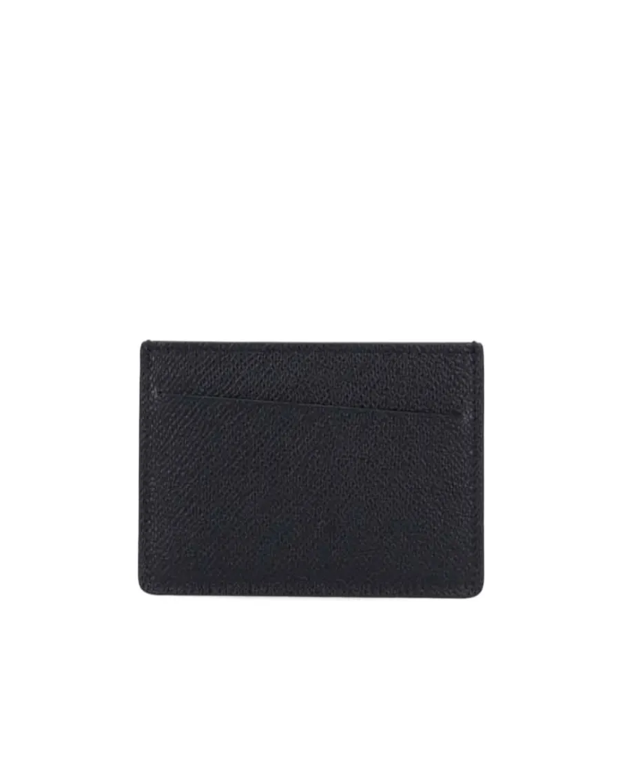 Four-Stitch Detailed Card Holder