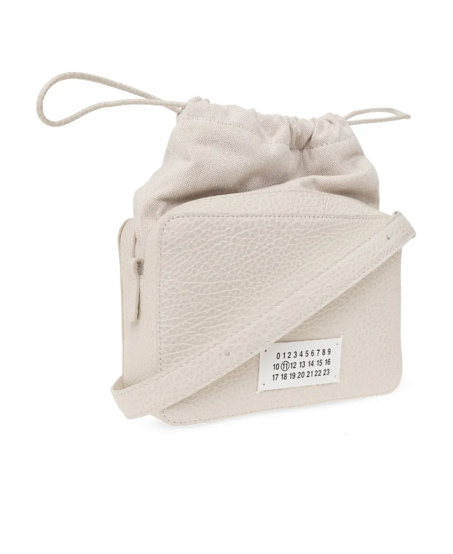 Panelled Drawstring Shoulder Bag