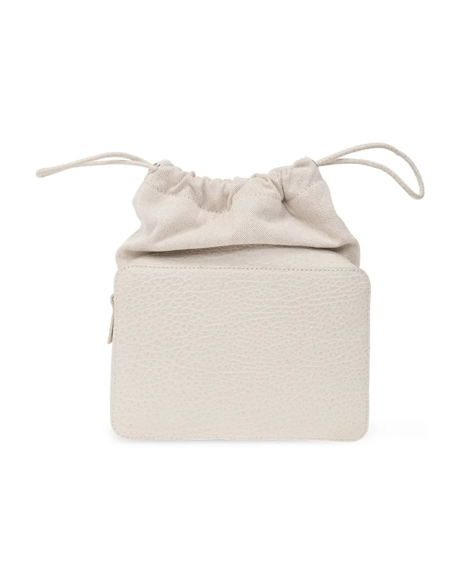 Panelled Drawstring Shoulder Bag