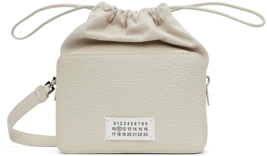 Panelled Drawstring Shoulder Bag