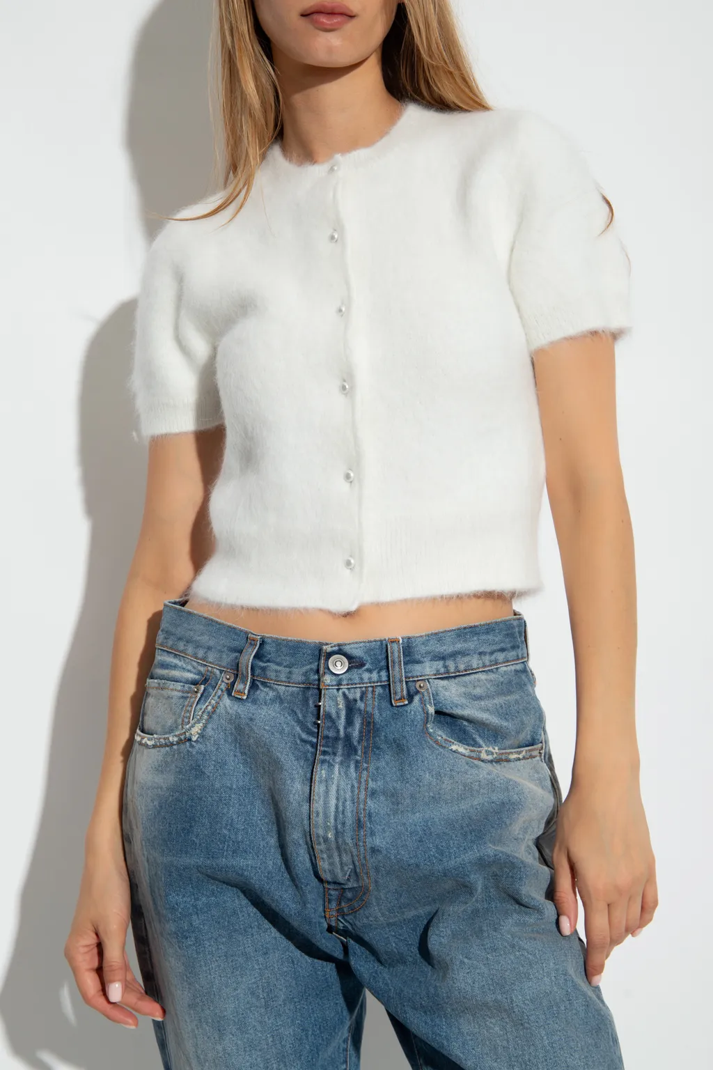 Button-Up Knitted Top