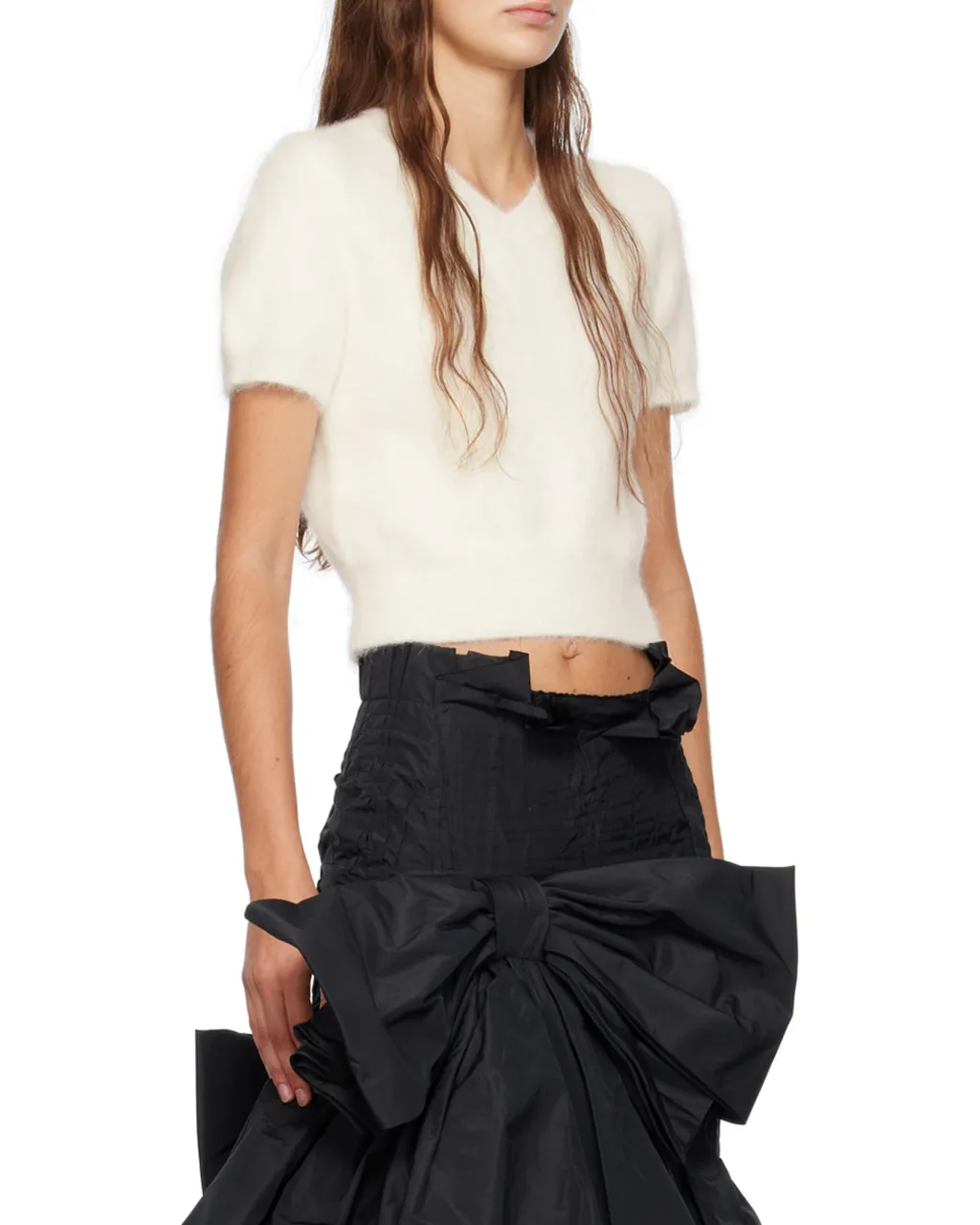 V-Neck Knit Top