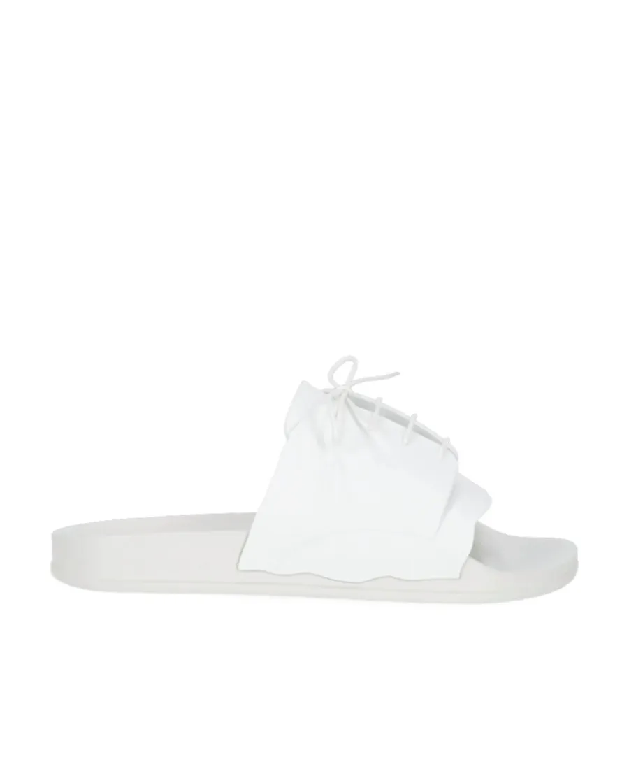 Lace-Up Slip-On Slides