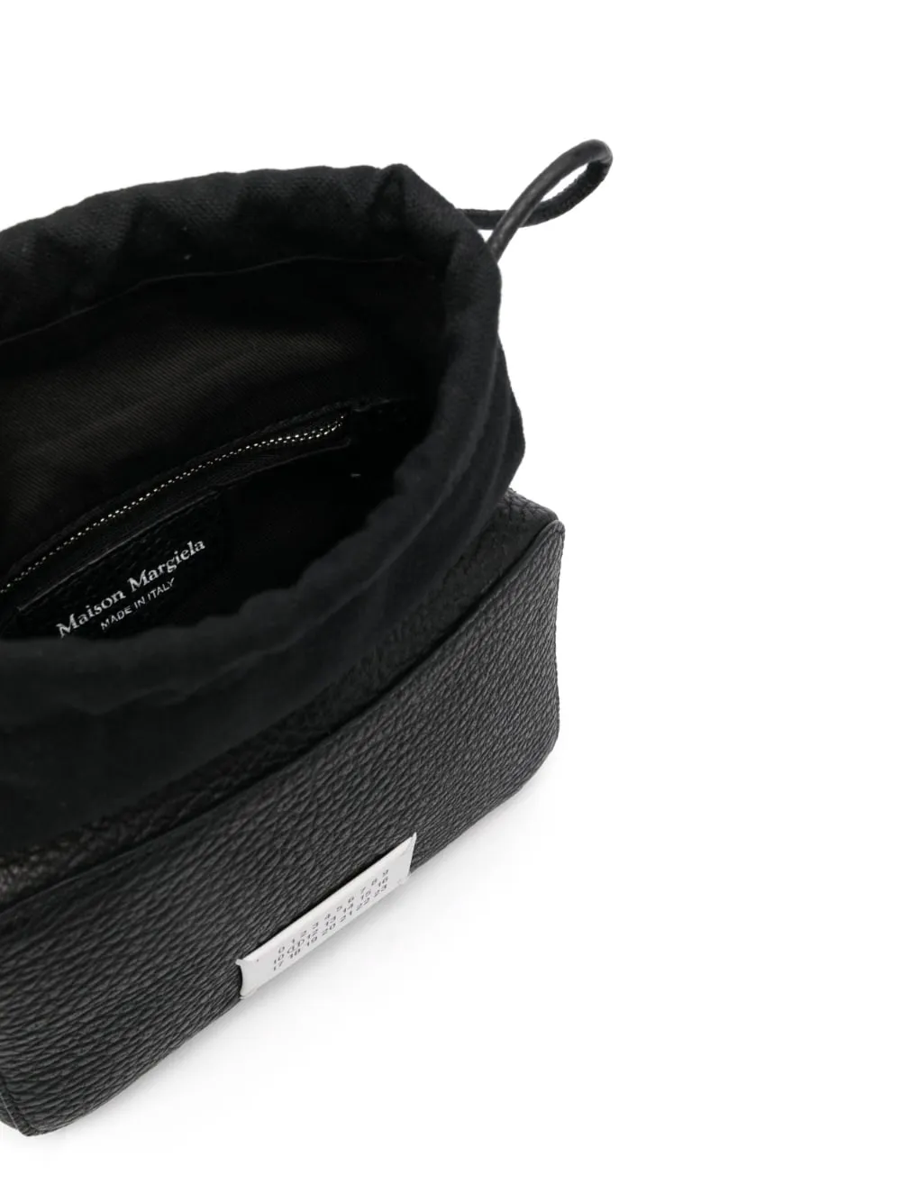 Logo Patch Ruched Shoulder Bag