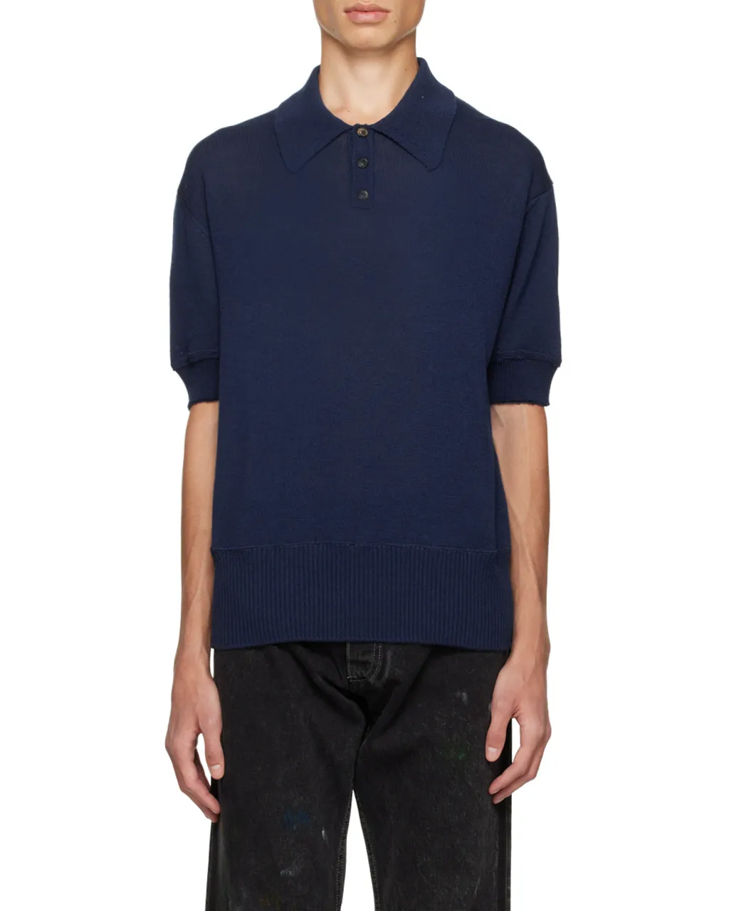 Knitted Polo Shirt