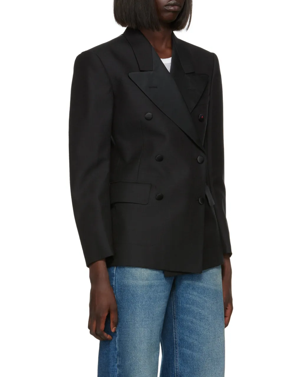 Double-Breasted Tailored Blazer