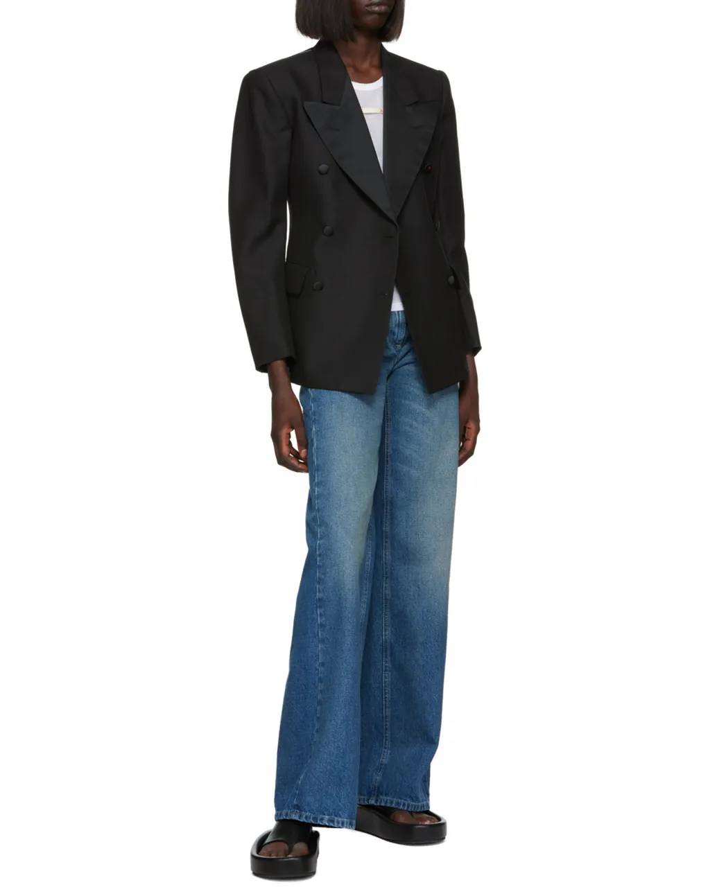 Double-Breasted Tailored Blazer