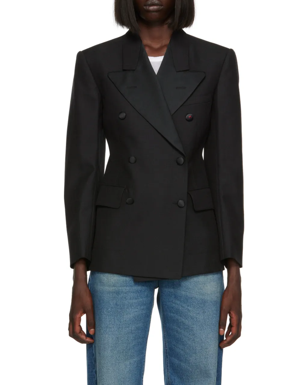 Double-Breasted Tailored Blazer