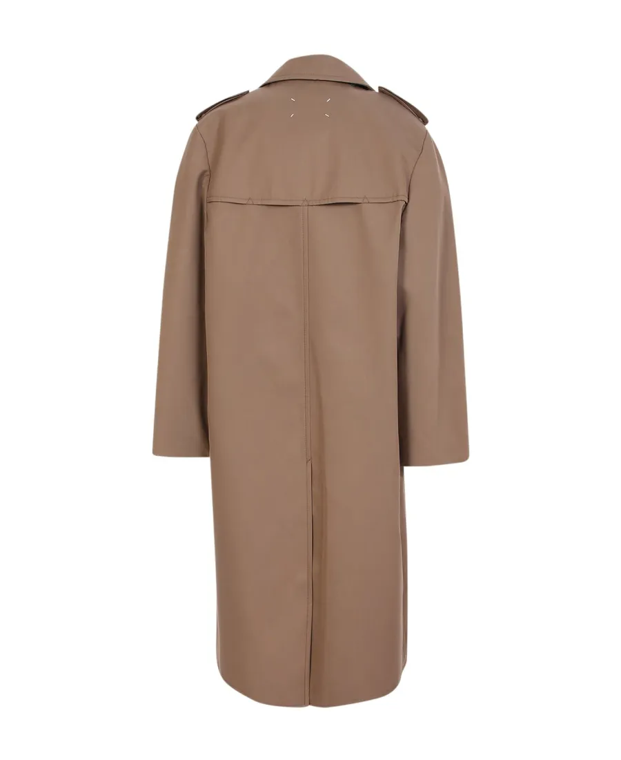 Belted-Waist Trench Coat