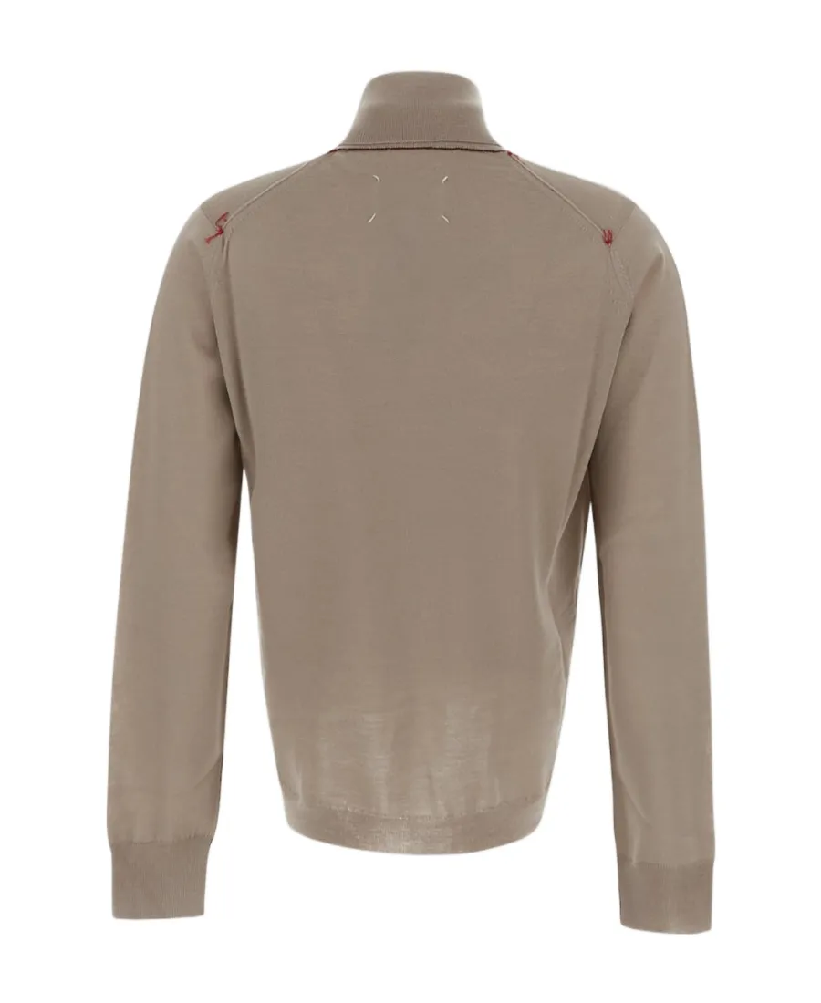 Roll-Neck Knitted Jumper