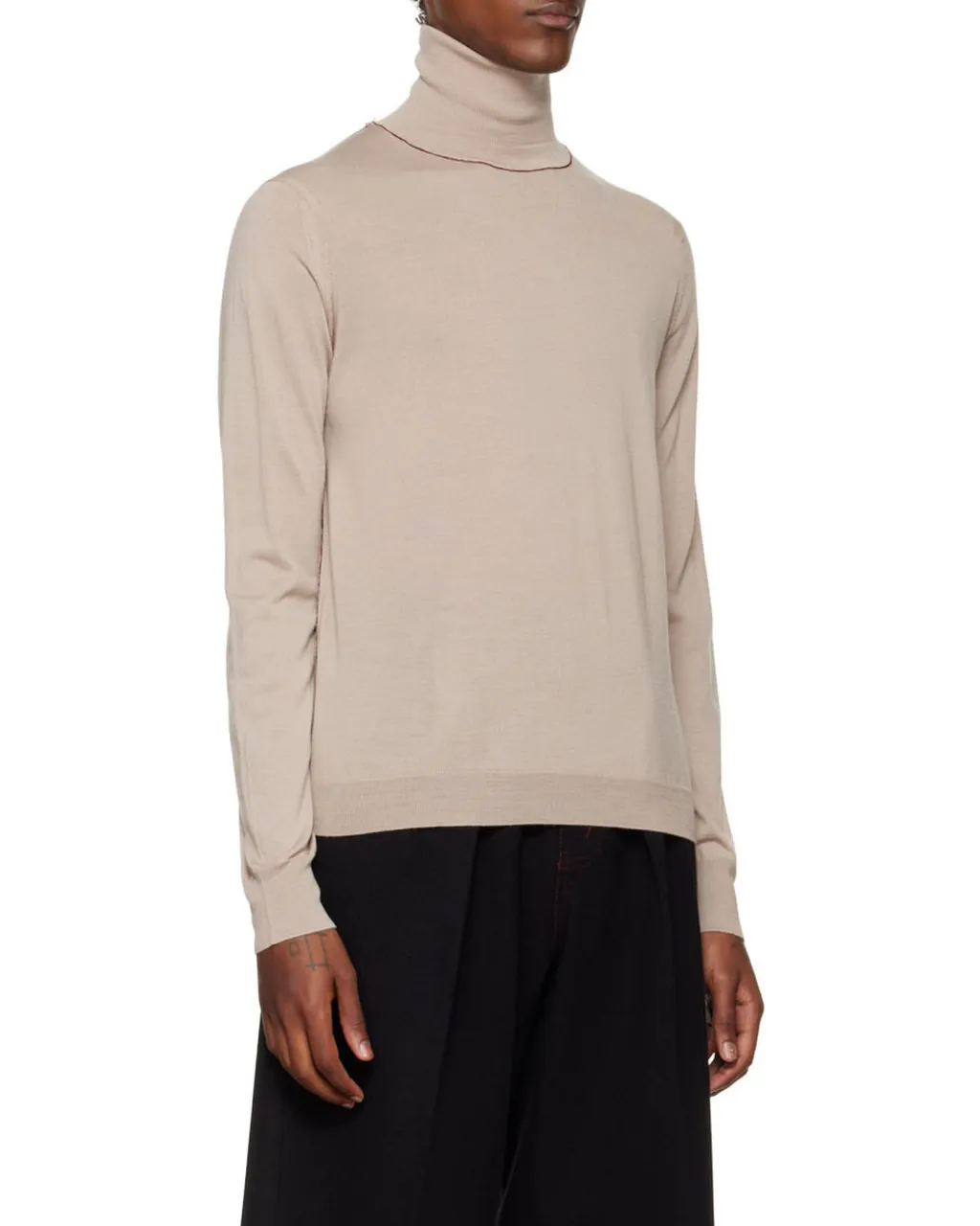 Roll-Neck Knitted Jumper